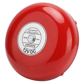 6 Inches Electric Bell Stainless Steel Internal Strike Type Fire Alarm Bell, Security Bell 120 VAC (12V)