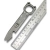 Titanium EDC Crowbar Outdoor Crowbar Bottle Opener with Pocket Clip
