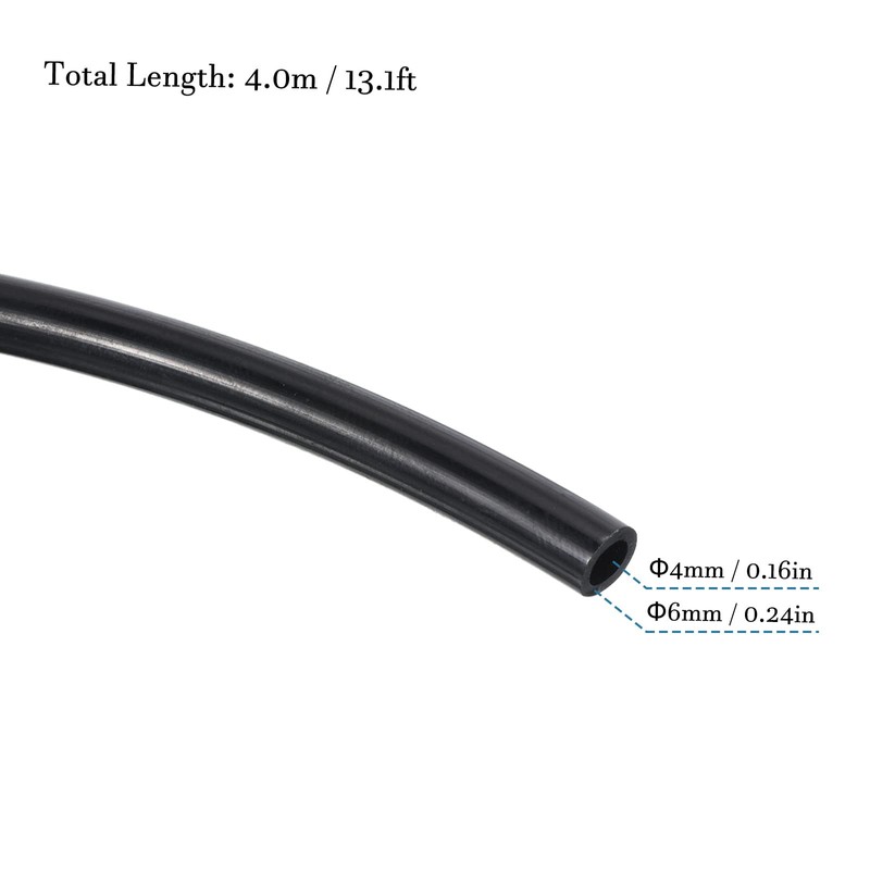 QUARKZMAN 4 mm ID 6 mm OD 4M Length PU