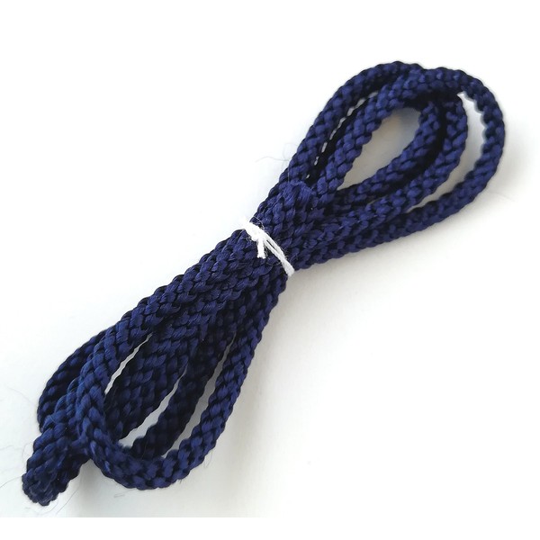 Rayon 江戸 Knuckle Strap Fine (Width Approx. 2.5 mm) Navy Blue