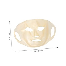 3piezas Mascarilla Facial Reutilizable De Silicona Cubre Mascarillas Para Mujer Aplicador Facial Cómodo Cubre Rostro Para Cuidado De Piel