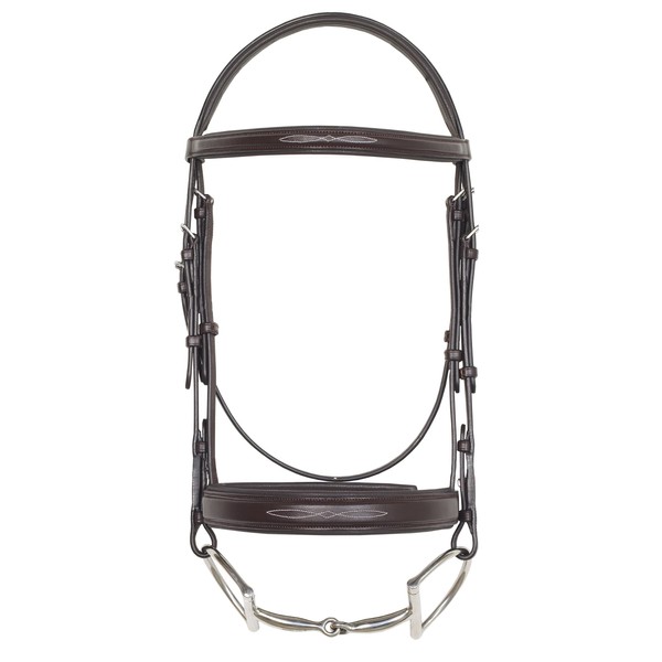 CAMELOT Fancy Wide Comfort Padded Bridle Full
