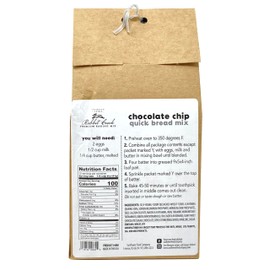 Rabbit Creek Chocolate Chip Quick Bread Mix – Easy To Make Chocolate Chip Quick Bread Mix, Made in the USA, Chocolate Chip With Sugar on Top Quick Bread Mix