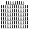 Belvanr Screws Black Pack of 100 Screws Set Threaded Screws