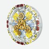 The Gears Clock Wall Clock Italy Collection with Moving Gears