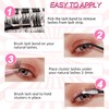 DIY Eyelash Extensions Set, 8-16 mm, Mixed Fluffy Eyelashes, Individual