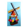 Souvenir Magnet Holland Windühle Tulips 10 x 6 x 2.5