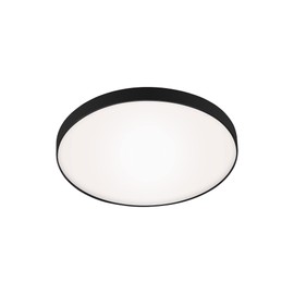 BRILONER Leuchten 3351-015 LED Ceiling Light Bathroom Lamp IP44 13 Watt 1,200 Lumen 4,000 Kelvin White / Black 28.5 cm