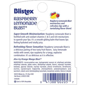 Blistex Lip Protectant, Raspberry Lemonade Blast 0.15 oz (4.25 g)