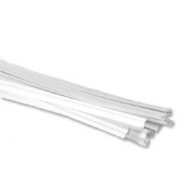Generic 2000 Twist Ties 14" Length Plastic Coated Paper Crafts No Rip Cellophane (White)