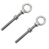 M8 x 80mm Lifting Long Eye Bolt Longshank with Full