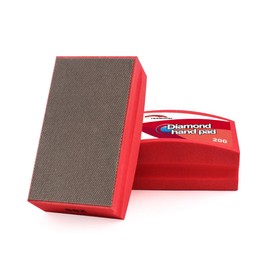 HOMESOM Diamond Hand Polishing Pads For Granite Stone Concrete Marble Foam Back Arc Design Electroplate Sanding Pads 200 Grit