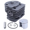 Mtanlo 46mm Cylinder Piston Kit for Husqvarna 55 51 Chainsaw
