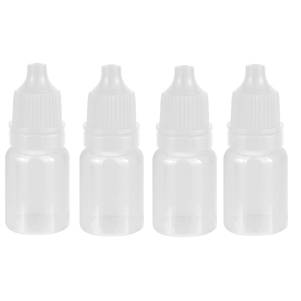 YUEBOSUL 4 Pack Eye Dropper Bottles, 5 ML Plastic Travel
