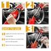 KNFRXO Steering Wheel Lock for car Universal Adjustable Length Anti-Theft