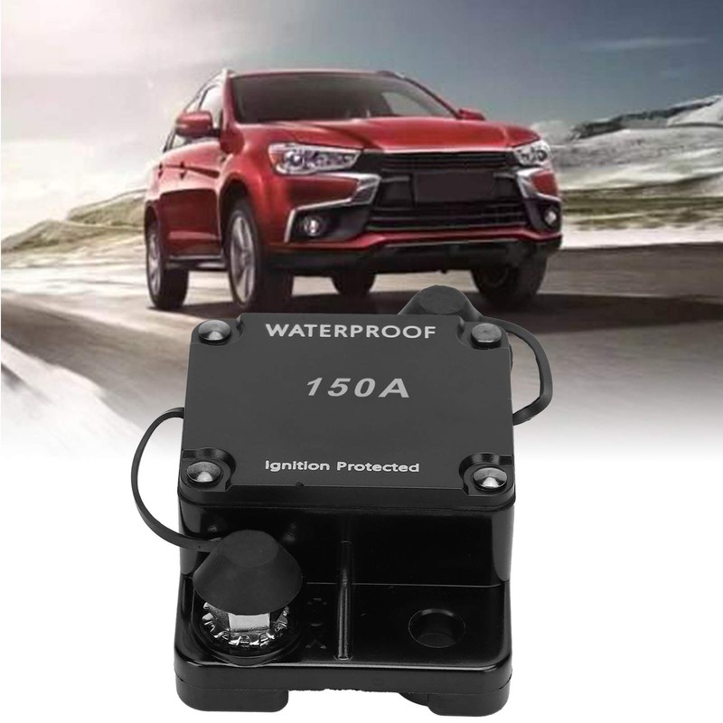 HT-608 Circuit Breaker Waterproof Automatic Switch Auto Reset Holder Inverter