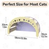LOVINFURBABY Cat Rocking Bed with Washable Removable Cushion and Sisal