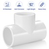 3/4" 10 Pcs Tee 3 Way Pipe Fittings (Socket x