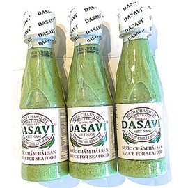 Dasavi Lemon Chilli Sauce for Seafood | Vietnamese Chili Sauce | Muoi Chanh Ot, Nuoc Cham Hai San - 9.2 oz (3 pack)