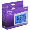 Technoline WS8056 Radio-Controlled Alarm Clock, Plastic, Blue, 144 x 96