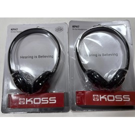 Koss KPH7 Lightweight Portable On Ear Headphones, 2 Pack NEW