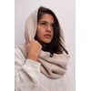 Manufaktur13 Knit Loop - Tube Scarf, Knitted Loop with Waffle