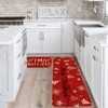 Christmas Kitchen Mat Set of 2, Home for Decor Door