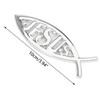 Artudatech 3D Car Decal Emblem Sticker Religious God for Jesus
