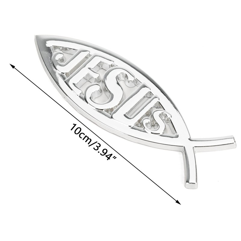 Artudatech 3D Car Decal Emblem Sticker Religious God for Jesus