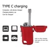 USB Rechargeable Lighter Windproof Dual Arc Lighter Waterproof Flameless Electric