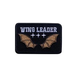 LEMEPINZ Wing Leader Patch, Size 3 Inches Iron On Fourth Wing Embroidery Patches for Hats Clothes Backpacks Jeans, DIY Sew On Patches, Fabric Patches, Fantasy Reading Patches, Gift for Book Lovers