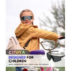 Kids Sunglasses Youth Baseball Sun Glasses Lightweight UV400 Sports Cycling Shades for Boys Girls 3PACK