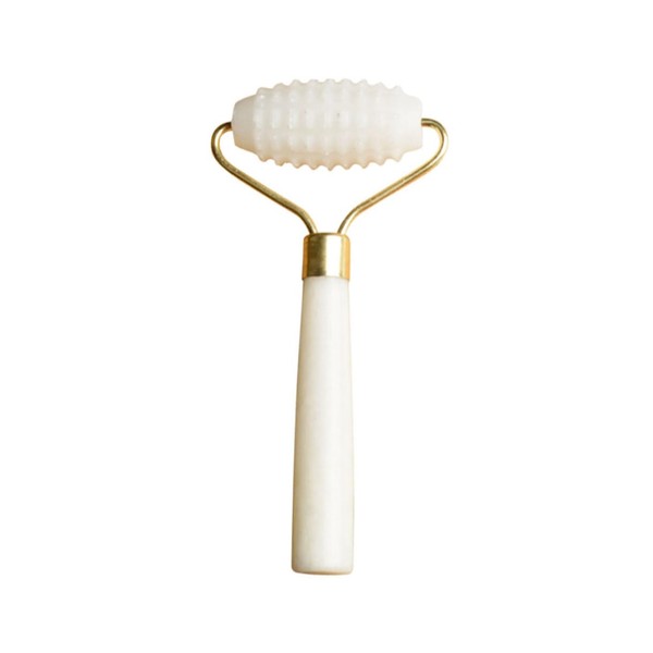 OATIPHO 1Pc Natural Jade Roller Massager for Face Care Ergonomic