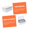 BUGUUYO Ergonomic Tissue Box Storage Case Rotating Buckle Cover Impact
