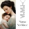 Dreamboat Sterling Silver Mama Necklace for Women Mom Mommy Necklaces