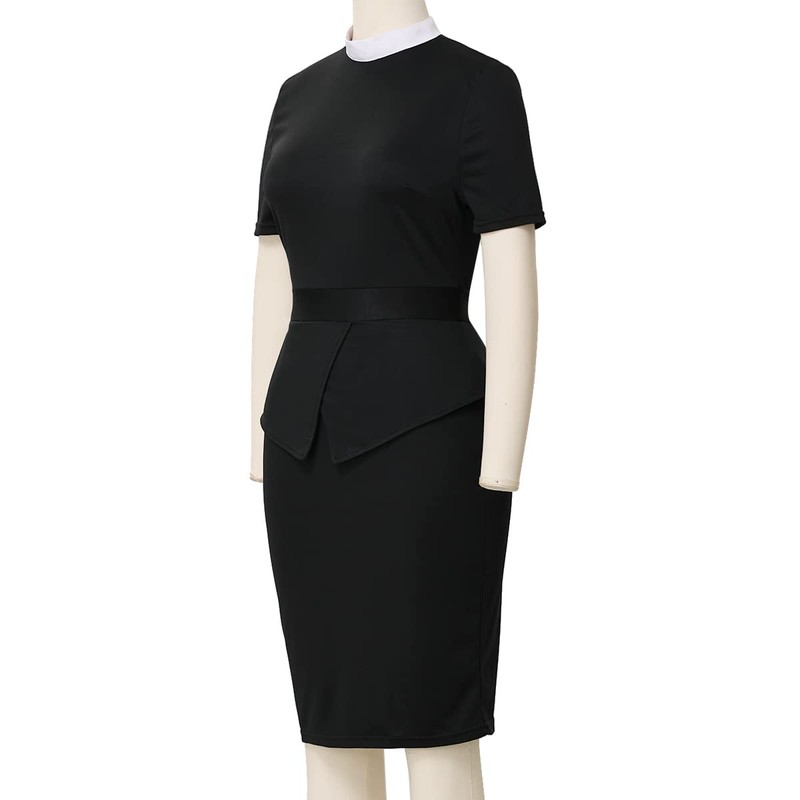 BLESSUME Catholic Church Women Clergy Mass Dress Business Lady Sheath