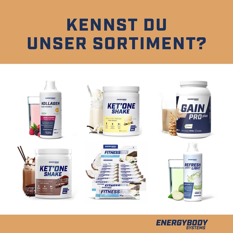 Energy Body Mega Protein, Caramel, 1 Pack (1 x 500