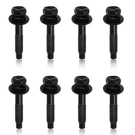 SYudwen Engine Filter Bolt Screw Parts, Air Cleaner Fastener Air Filter Housing Screws Compatible with H0nda Civic CR-V, Replace OE #90091P36000 (8 pcs)