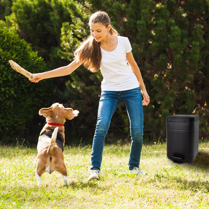 Mounting UP Dog Poop Trash Can for Outdoors Dog Waste