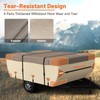 Umbrauto Pop Up Camper Cover for 08'-10' Folding Tent Trailer