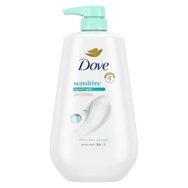 Dove Body Wash with Pump Sensitive Skin For 24hr Lotion-Soft Skin Moisturizing