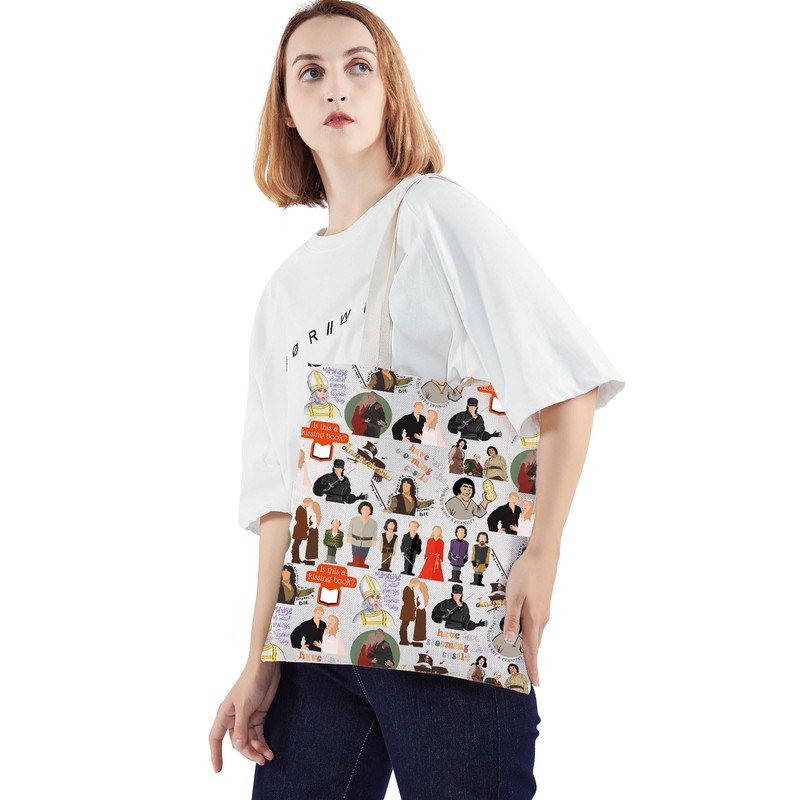 WZMPA Princess & Westley Tote Bag 80s Movie Gift Humpudink