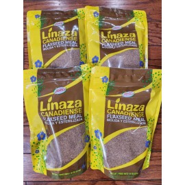 IBITTA 4 IBITTA FLAXSEED MEAL LINAZA CANADIENSE 01/2026 ESTIRILIZADA NET WT 18 OZ EACH