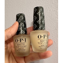 OPI NTT35 - Matte Top Coat Nail Polish 15 ml / 0.5 oz - 2 Pcs