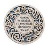 History & Heraldry Woodcuts Sentiment Wooden Coaster Gift Idea You