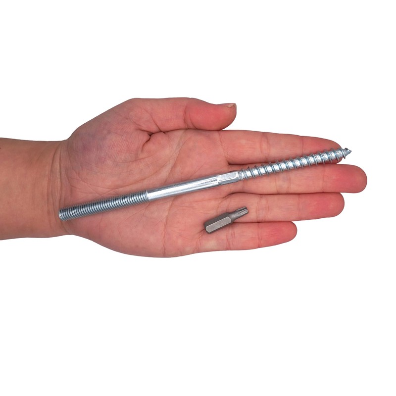 SKIR'CO Pack of 4 Hanger Bolts M8 x 160 mm