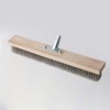 16" Heavy-Duty Rough Surface Floor Brush,Stainless Steel Wire Large Deck
