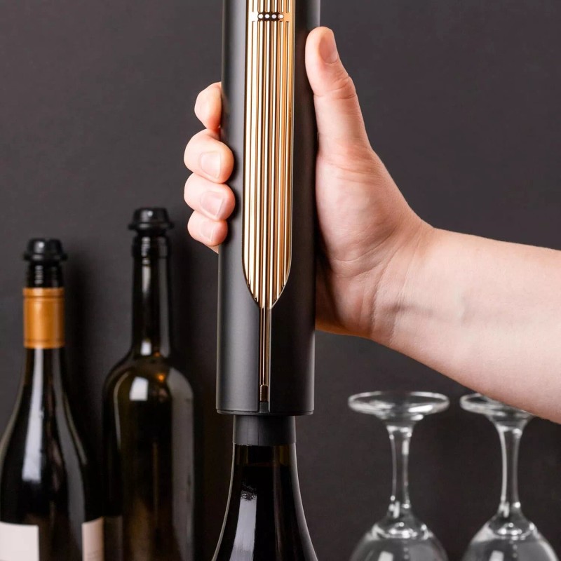 Kitchen Guru Premium Electric Wine Bottle Opener Foil Cutter -