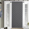 NICETOWN Thermal Insulated French Door Curtain, Waterproof Snowproof Cover Thick