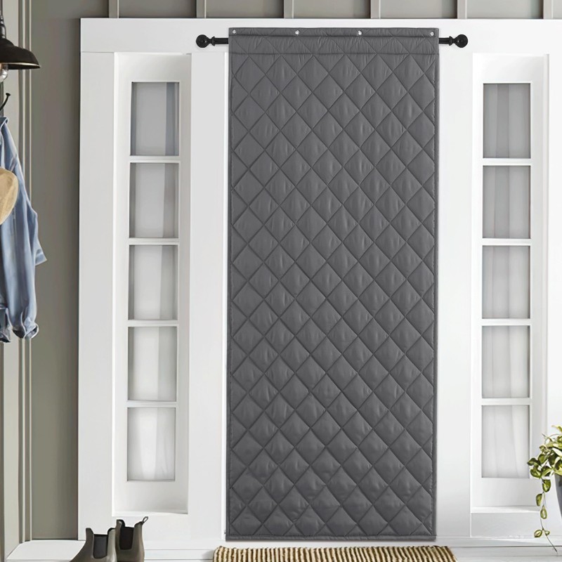 NICETOWN Thermal Insulated French Door Curtain, Waterproof Snowproof Cover Thick